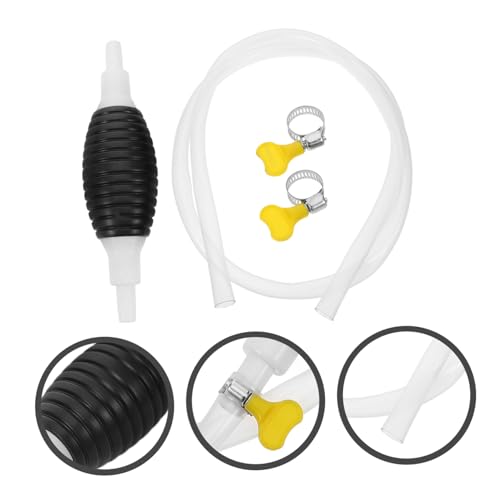 Healifty 1Set Gas Siphon Pump Kit Manual Liquid Transfer Hose for Automotive and Household Use Durable Siphon Pump with Complete Accessories Reliable Fluid