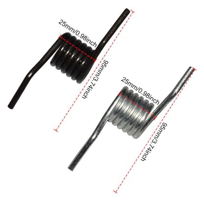 4 Pack 3 Ton Floor Jack Spring Replacement Hydraulic Car Jack Handle Tension Spring Parts for Hydraulic Trolley Service Heavy Duty Low Profile Racing Floor Jack with Wheels Keep Handles Return