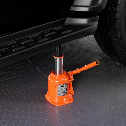 VEVOR Hydraulic Bottle Jack, 20 Ton/44092 lbs Low Profile Welded Bottle Jack with 6.69''-12.6'' Lifting Range & 3-Section Long Handle, for Car, Pickup, Truck, RV, Auto Repair, Industrial Engineering - style: 20T