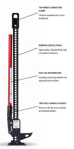 Hi-Lift Jack 36" Cast/Steel Jack HL-364 - size: 36 - Inch