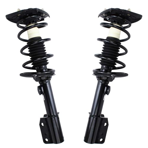 Detroit Axle - Rear 4pc Struts Kit for Chevrolet Impala Monte Carlo Oldsmobile Intrigue,2 Struts with Coil Spring 2 Stabilizer Sway Bar End Links Replacement Quick Install Ready Struts Shocks Assembly - size: 4QS2400004/Sway Kit
