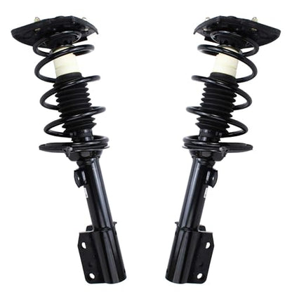 Detroit Axle - Rear 4pc Struts Kit for Chevrolet Impala Monte Carlo Oldsmobile Intrigue,2 Struts with Coil Spring 2 Stabilizer Sway Bar End Links Replacement Quick Install Ready Struts Shocks Assembly - size: 4QS2400004/Sway Kit