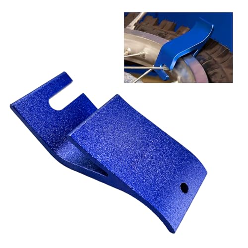 Motorcycle Tire Bead Installation Holder Hook, Off-Road Tyre Change Removal Install Assistance Tool, Aluminum Alloy Tire Bead Holder Tyre Remover for Dirt Bikes Motorcycles (Blue) - color: Blue