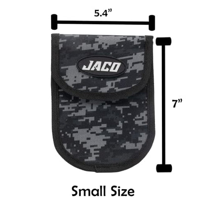 JACO Utility Tool Pouch | Multi-Purpose Storage Pouch for Tire Gauges, Tools, & Accessories (Digital Camo) - size: Small (Pack of 2)