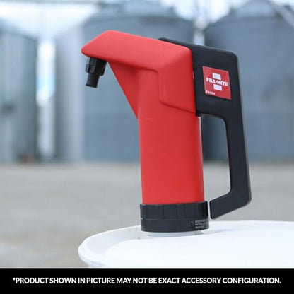 Fill-Rite FR20V Lever Operated Fuel & Oil Transfer Hand Pump - style: Poly Pump (Red - Fuel)