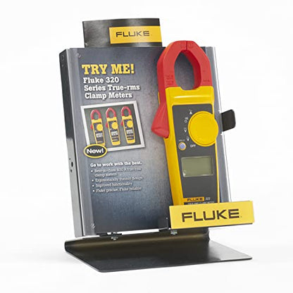 Fluke 323 Clamp Meter for Commercial/Residential Electricians, Measures AC Current to 400 A & AC/DC Voltage to 600 V, Resistance and Continuity, Includes 2 Year Warranty and Soft Carrying Case