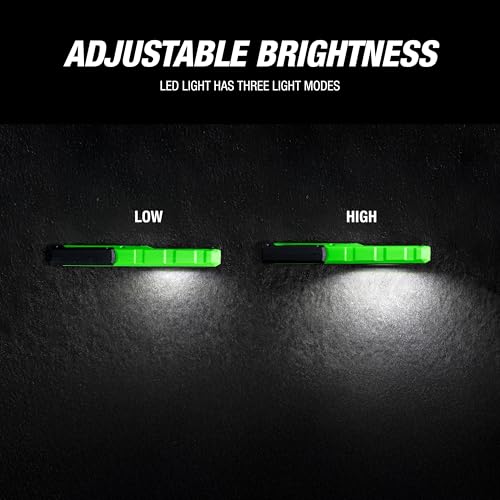 OEMTOOLS 32132 Dual Mode 6" LED Work Light, 200LM LED Flashlight, Gifts for Men, Magnetic, Rechargeable with USB Cable, Adjustable Brightness, Lights for Mechanics - style: 6" 200LM