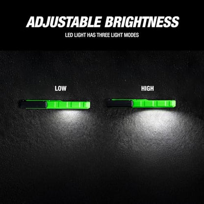 OEMTOOLS 32132 Dual Mode 6" LED Work Light, 200LM LED Flashlight, Gifts for Men, Magnetic, Rechargeable with USB Cable, Adjustable Brightness, Lights for Mechanics - style: 6" 200LM