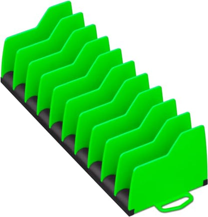 Ernst Manufacturing Plier Pro Premium No-Slip Plier Organizer: Toolbox Organization Solution in Vibrant Green for Pliers, Cutters, Slip Joint Pliers - Made in USA - color: Green