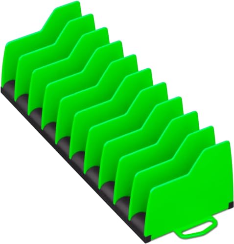 Ernst Manufacturing Plier Pro Premium No-Slip Plier Organizer: Toolbox Organization Solution in Vibrant Green for Pliers, Cutters, Slip Joint Pliers - Made in USA - color: Green