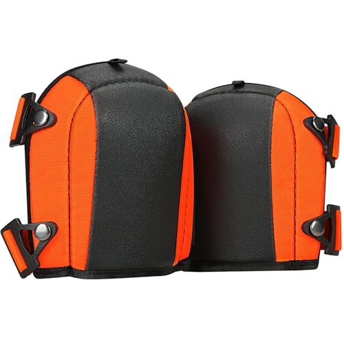 Professional Knee Pads, Heavy Duty Foam Padding, Anti-Slip Gardening Knee Pads with Adjustable Straps and Easy-Fix Clips for Construction Flooring Plumbing Cleaning