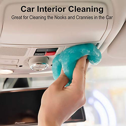TICARVE Cleaning Gel for Car Detail Tools Car Cleaning Automotive Dust Air Vent Interior Detail Putty Universal Dust Cleaner for Auto Laptop Car Slime Cleaner - color: Blue-1Pack