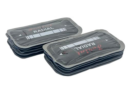 2.24" x 4.02" 10 pcs, 1 ply, Radial Repair Patch, Heavy Duty Tire Patches, Tire Puncture Repair Patch for Car Truck Bus Tractor Agricultural Vehicles - size: 2.24" x 4.02" 10 pcs