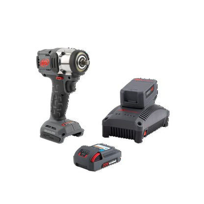 Ingersoll Rand W3131-K22 20V 3/8" Cordless Impact Wrench 2 Battery Kit, Mid-Torque, Compact, Pistol Grip - size: 3/8" Drive, style: 2-Battery Kit