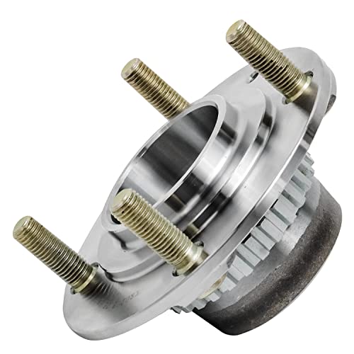 Detroit Axle - Rear 2pc Wheel Bearing Hubs for Hyundai 1995-1996 Accent, 2 Wheel Bearing and Hubs Assembly Replacement - style: 512027 x2/Pair