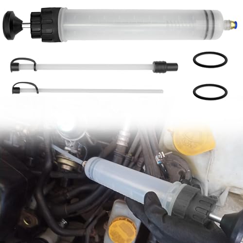 500CC Fluid Extractor Automotive Syringe Oil Extractor Pump Fuel Extraction & Filling Pump Fluids Suction Pump Manual Vacuum Fluid Transfer Pump