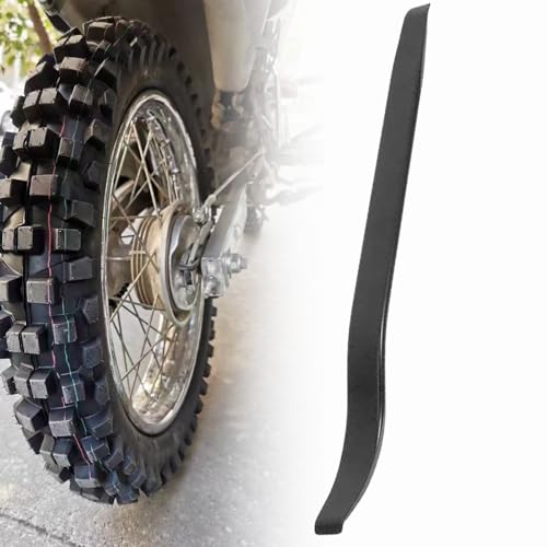 15inch Curved Tire Iron Motorcycle Tire Spoon Level Changing Tools Tire Removal Tool Kit for Dirt Bike ATV Lawn Mower Tractor Bicycle - color: black