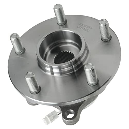Detroit Axle - AWD Rear Driver & Passenger Side Complete Wheel Hub and Bearing Assembly Replacement for 2007-2013 Suzuki SX4-2pc Set - style: 512393 x2/Pair