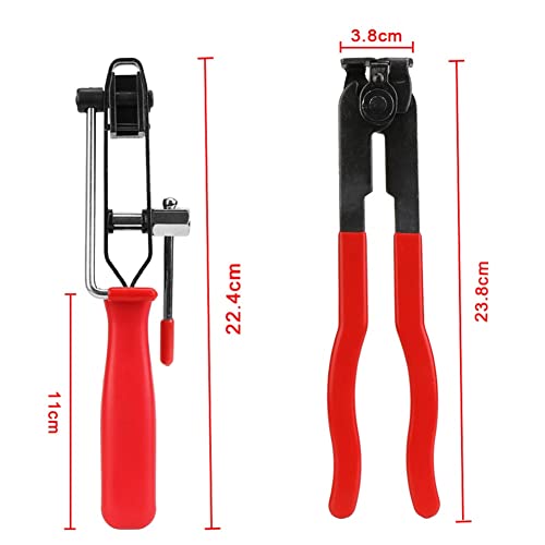 Clamp Pliers With CV Boot Kit, Ear Tie Pliers, Stainless Steel Universal Adjustable Axle Joint Crimp Tool, Hose Banding Tools