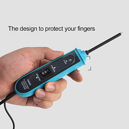 allsun Professional Automotive Circuit Tester,Short Circuit Finder with Buzzer Alarm & LED Light, 6-24V Power Detector Probe with Overload Protection, 5m Cable for Car DIY Repair - size: GMEM285