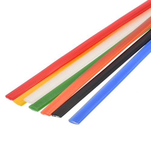 MECCANIXITY 7pcs 10 Inch Plastic Welding Rods HDPE Welding Strips Welder Rods for Plastic Welder,Car Bumper, Kayak Repair