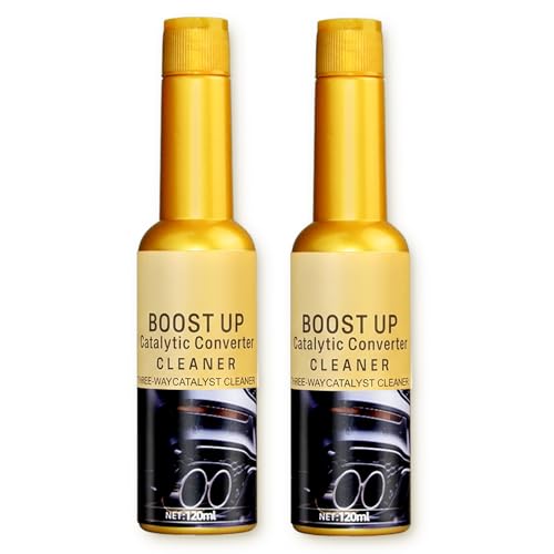 Catalytic Convertor Cleaner, Auto Parts Engine, Catalytic Converter Cleaner, Exhaust System Pipe Carbon Removal Cleaner Treatment Additive Oil, Fuel Injector Cleaner Oil Additive (2Pcs*120ml) - color: 2Pcs Catalytic Convertor Cleaner