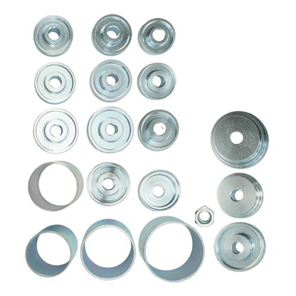 KAX 31-Piece Universal Wheel Bearing Press Kit – Front Wheel Drive Hub Bearing Tool Set for Removal, Installation & Service of FWD Bearings & Seals