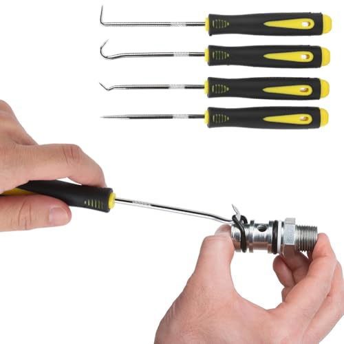 Precision Pick and Hook Set, Automotive Pick Tool Set for Car Auto Oil Seal O Ring Seal Gasket Pick Mini Hooks Puller Remover Perfect for Electronic Tools Extended Tool Life