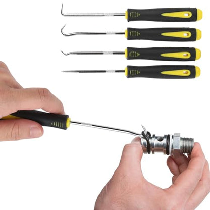 Precision Pick and Hook Set, Automotive Pick Tool Set for Car Auto Oil Seal O Ring Seal Gasket Pick Mini Hooks Puller Remover Perfect for Electronic Tools Extended Tool Life