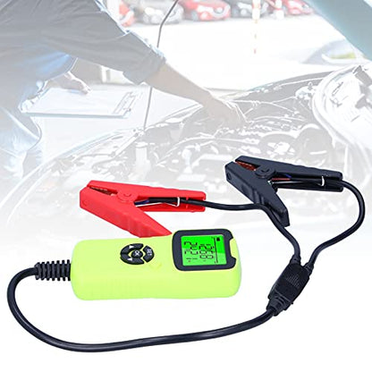 Generic Digital Car Battery Tester Automotive Analyzer for 12V Battery Diagnostic Tool ABS (Green) - color: Green