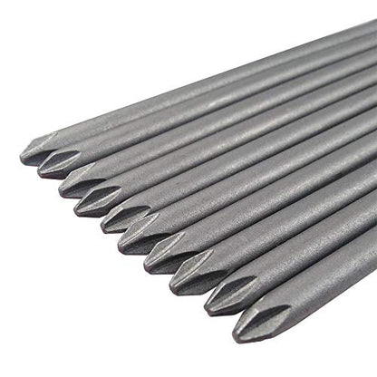 Wolfride 10pcs PH2 Long Magnetic Phillips Driver Bits 1/4 Inch Hex Shank Phillips Head Drill Bit Set Cross head screwdriver bits |5.9 Inch Length - style: PH2 Head