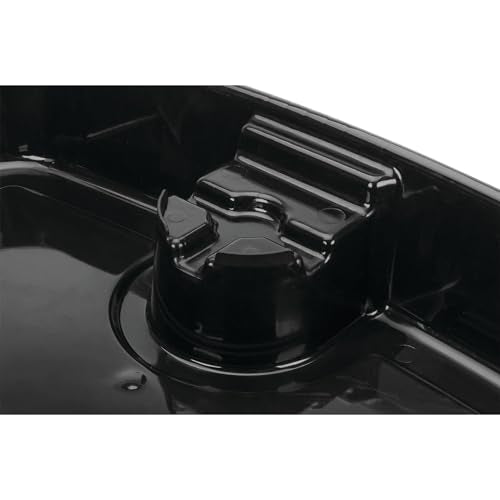 Performance Tool W4079 11-Quart Oil Drain Pan, Chemical-Resistant, Oil Filter Stand, Black - style: 11 Quart Drain Pan