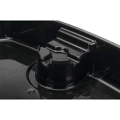 Performance Tool W4079 11-Quart Oil Drain Pan, Chemical-Resistant, Oil Filter Stand, Black - style: 11 Quart Drain Pan
