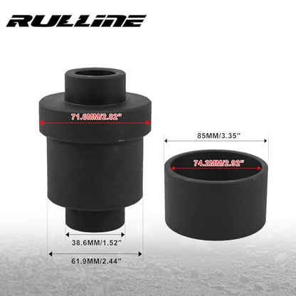 RULLINE Polaris ATV & UTV Wheel Bearing Install & Removal Press Tool Kit – Front/Rear Hub Press Tools for Sportsman XP 550-1000, Ranger 500-1000, RZR 570-1000, Scrambler 850-1000