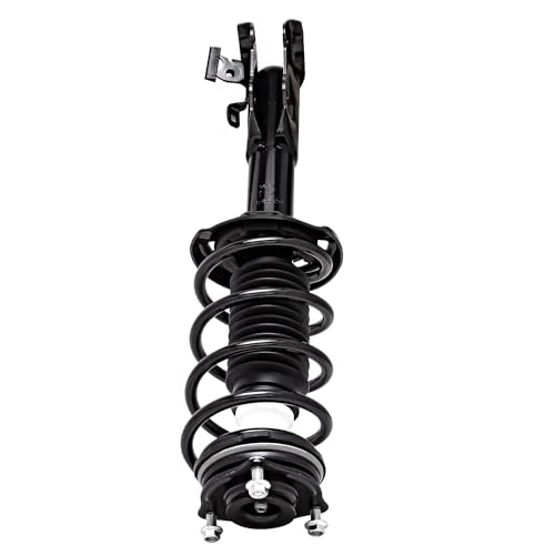 Detroit Axle - 1.8L Front Struts for 2006-2011 Honda Civic [Coupe] 2007 2008 2009 2010 Pair Complete Quick Strut w/Coil Spring Assembly Replacement Suspension Shocks - size: 11813_11814/Pair