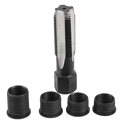 OEMTOOLS 25649 14mm Cylinder Head Rethreaded Kit, Mechanic’s Tool for Rethreading Cylinder Heads, Includes Combination Tap/Reamer, & 3/8", 7/16", 1/2" & 3/4" Inserts, Rethread Aluminum Heads Only - style: M14 Rethreader Kit