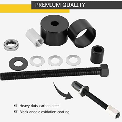 19PCS Front Wheel Drive Bearing Puller Set | Universal Bearing Press Replacement Installer Removal Automotive Mechanics Tool Kit