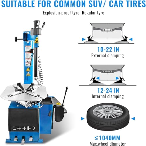 TCE Tire Changer Machine 2.0 HP 110V Tire Changer Wheel Changers Machine - size: Tire Changer Machine