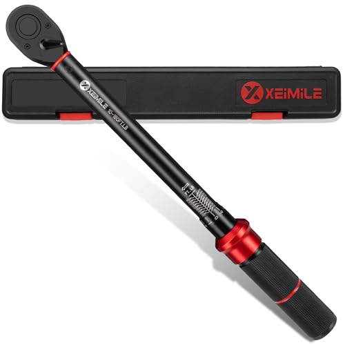 1/2-Inch Drive Click Torque Wrench-10-180 Ft-Lb for Car Motorcycle | Dual-Direction Adjustable 72T Torque Wrench( 13.6-244Nm),Dual Range Scales, High 3% Precision for Bike Auto Wheel Repair DIY - style: 1/2"DR.10-180 FT-LB