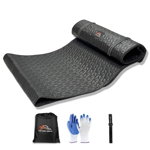Upgraded Rolling Creeper Mat for Mechanics, 60 x 28 in Padded Automotive Work Mat for Cars, SUVs & Pickup Trucks, Black - color: Black