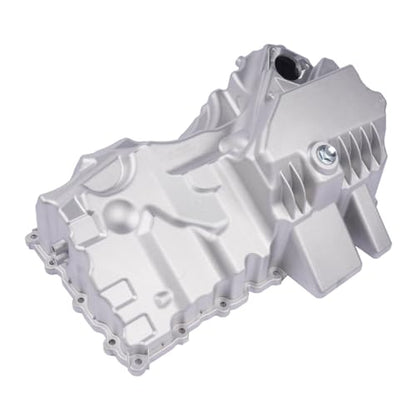 11137618512 Aluminum Engine Oil Pan Replacement for BMW 228i 2014-2016, 320i 2012-2017, 328i 2012-2016, 428i 2014-2016, 528i 2012-2016, X1 2013-2015, Z4 2012-2015, 2.0L OE# 11 13 7 618 512