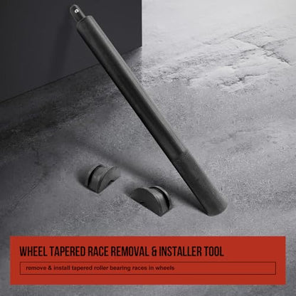 Wheel Tapered Race Removal & Installer Tool for 1973-1999 FL FX XL | Wheel Bearing Replacement Kit Replaces 160425 160065