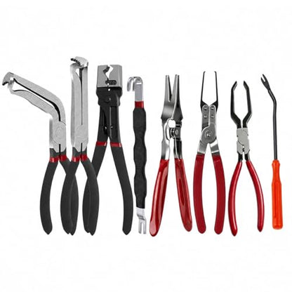 8 PCS Electrical Disconnect Pliers - Fuel Line Disconnect Tool Set, Automotive Electrical Terminal Connector Separator Removal Tool - size: 8PCS Electrical Disconnect Pliers Set
