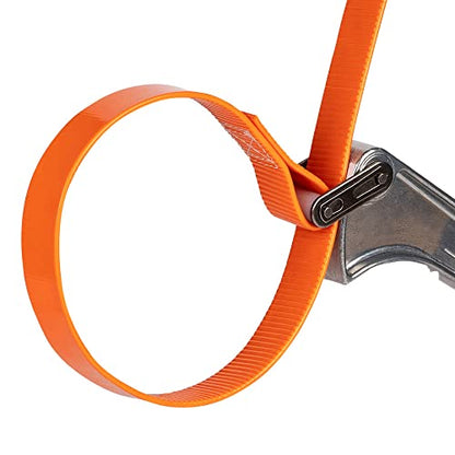 KLEIN TOOLS S12HB Strap Wrench, Adjustable Grip-It Strap Wrench Adjusts 1-1/2 to 5-Inch, 12-Inch Handle - size: 12-Inch Handle