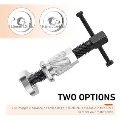 Brake Caliper Compression Tool Set, Car Disc Brake Caliper Piston Rewind Tool, Chrome-Plated Steel Brake Caliper Tool, Universal Rear Brake Pad Replacement Compression Tool