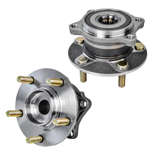 Detroit Axle - 4WD Rear Wheel Bearing Hubs for 2008-2015 Mitsubishi Lancer, 2007-2012 Outlander Sport 2011 RVR, Wheel Bearing Hubs Assembly Set 2009 2010 2011 Replacement - style: 512382 x2/Pair