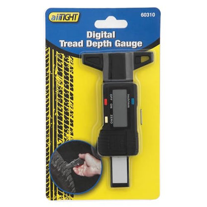 Performance Tool 60310 Digital Tire Tread Depth Gauge | Large LCD display. Zero setting at any position. Metric and inch interchangeable. Manual power on/off