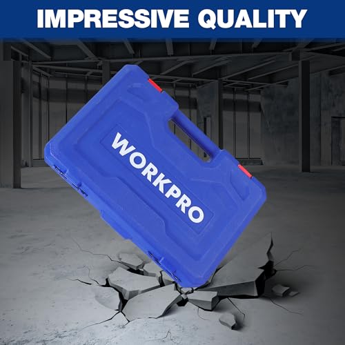 WORKPRO 60-piece Master Torx Bit Socket and External Torx Socket Set, 1/4", 3/8", 1/2" Drive Bits, Female E Sockets E4-E24, Star Socket Bits T6-T70, TT6-TT70, TP8-TP60, CR-V & S2 Alloy Steel - style: 60-piece master torx bit and E - socket set