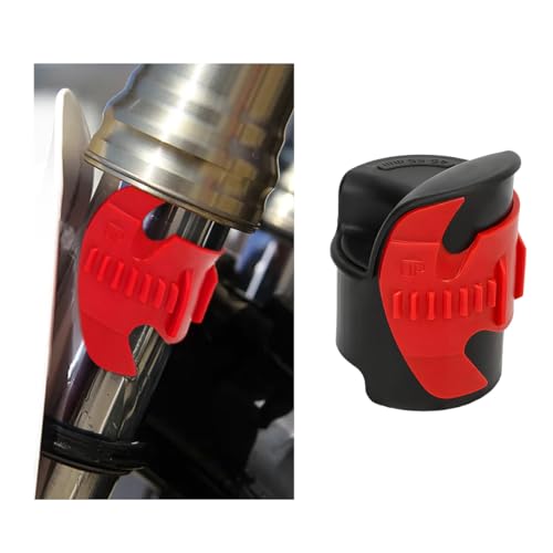 Motorcycle Fork Seal Cleaner Tool, 45-55mm Motorcycle Shock Absorber Fork Seal Mate Tool, Front Fork Seal Oil Cleaning Tool for Dirt Bike, Motorcycle Accessories (Red) - color: Red, 1PCS
