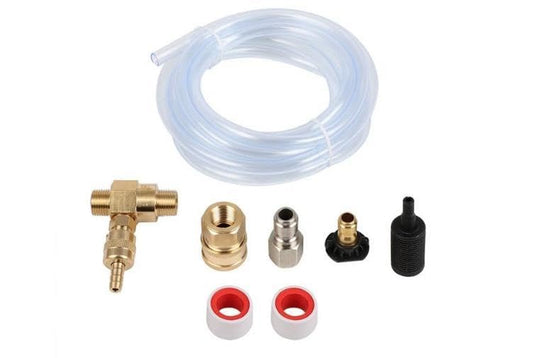 For 4500 PSI Nozz Downstream Injector Kit for with Siphon Hose Black